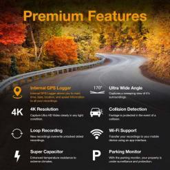 Rexing V1-4K Ultra HD Car Dash Cam with Built-in GPS Logger – Buy Online at AbmarketX