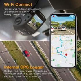 Rexing V1-4K Ultra HD Car Dash Cam with Built-in GPS Logger – Buy Online at AbmarketX