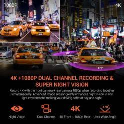Rexing V1P 4K Dual‑Channel Dash Cam – Buy Online at AbmarketX