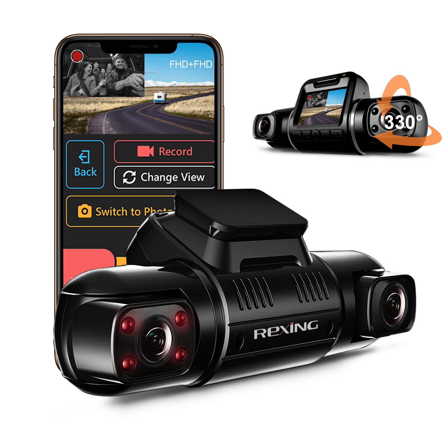 Rexing V2 PRO FULL HD Dual Camera – Buy Online at AbmarketX