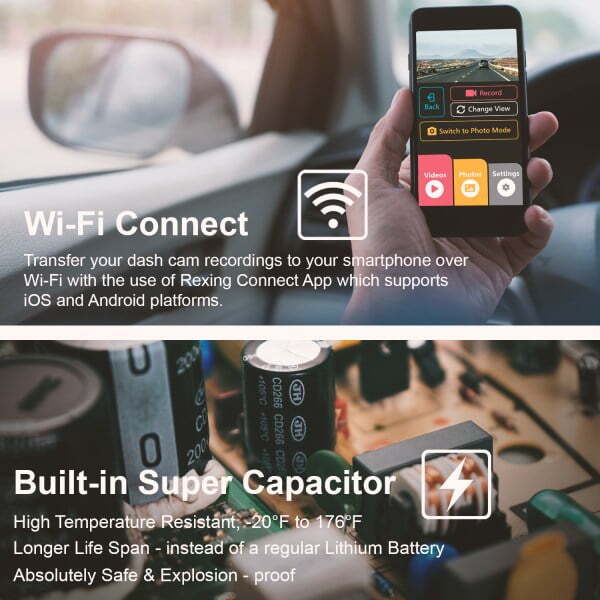 Rexing V2 PRO FULL HD Dual Camera – Buy Online at AbmarketX
