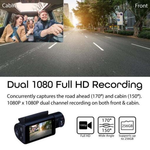 Rexing V3 Dual‑Channel Dash Cam Bundle - Image 3