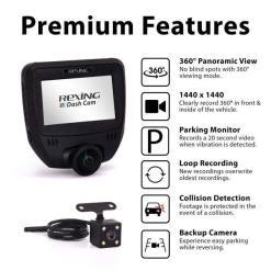 Rexing V360 Dual Channel Car Dashboard Camera Recorder – Buy Online at AbmarketX