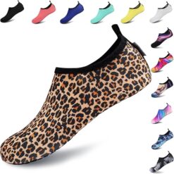 VIFUUR Water Sports Shoes for Male & Female – Leopard Orange