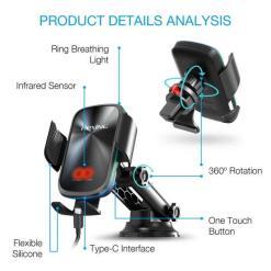 Rexing X5 Motorized Wireless Qi Car Mount – Buy Online at AbmarketX