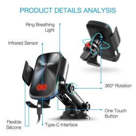 Rexing X5 Motorized Wireless Qi Car Mount – Buy Online at AbmarketX