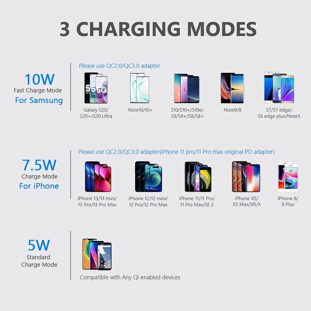 Yootech 10W Max Wireless Charging Stand – Buy Online at AbmarketX
