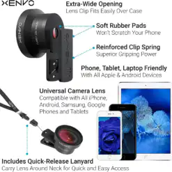 Xenvo Pro Lens Kit – LED Light & Travel Case – Buy Online at AbmarketX