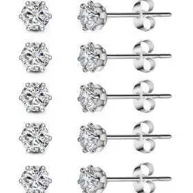 Wssxc 6 Pairs Hypoallergenic Stud Earrings Set – Buy Online at AbmarketX