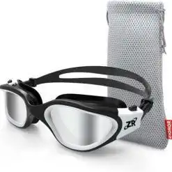 ZIONOR G1 Polarized Swimming Goggles – Mirror Silver – Buy Online at AbmarketX