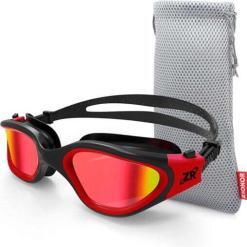 ZIONOR G1 Polarized Swimming Goggles – Mirror Red – Buy Online at AbmarketX