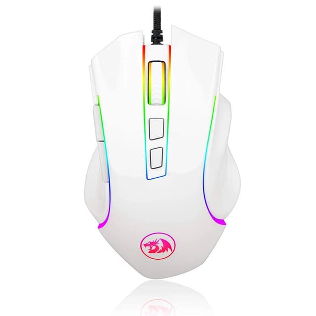 Redragon M602 RGB Wired Gaming Mouse – White – Buy Online at AbmarketX