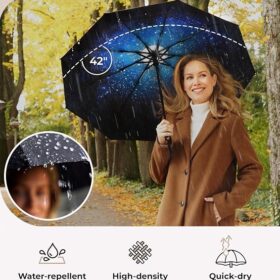 TUMELLA Windproof Travel Umbrella - Image 4