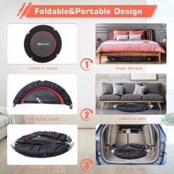 BCAN 40/48″ Foldable Mini Trampoline – Buy Online at AbmarketX