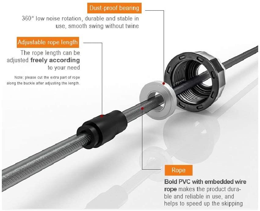 DEGOL Adjustable Speed Jump Rope - Image 8