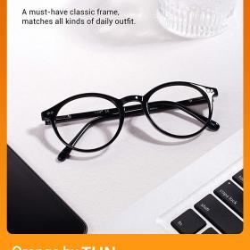 TIJN Blue Light Blocking Glasses – Unisex Vintage Round Frame – Buy Online at AbmarketX