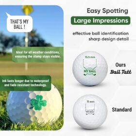 Ball Tatt Self‑Inking Golf Ball Stamp – Buy Online at AbmarketX