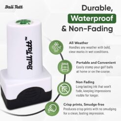 Ball Tatt Self‑Inking Golf Ball Stamp – Buy Online at AbmarketX