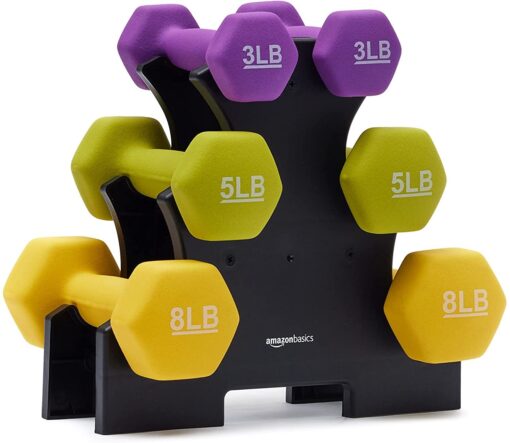 Amazon Basics Neoprene Dumbbell Hand Weights - Image 3