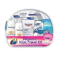Deluxe 10‑Piece TSA-Approved Travel Kit