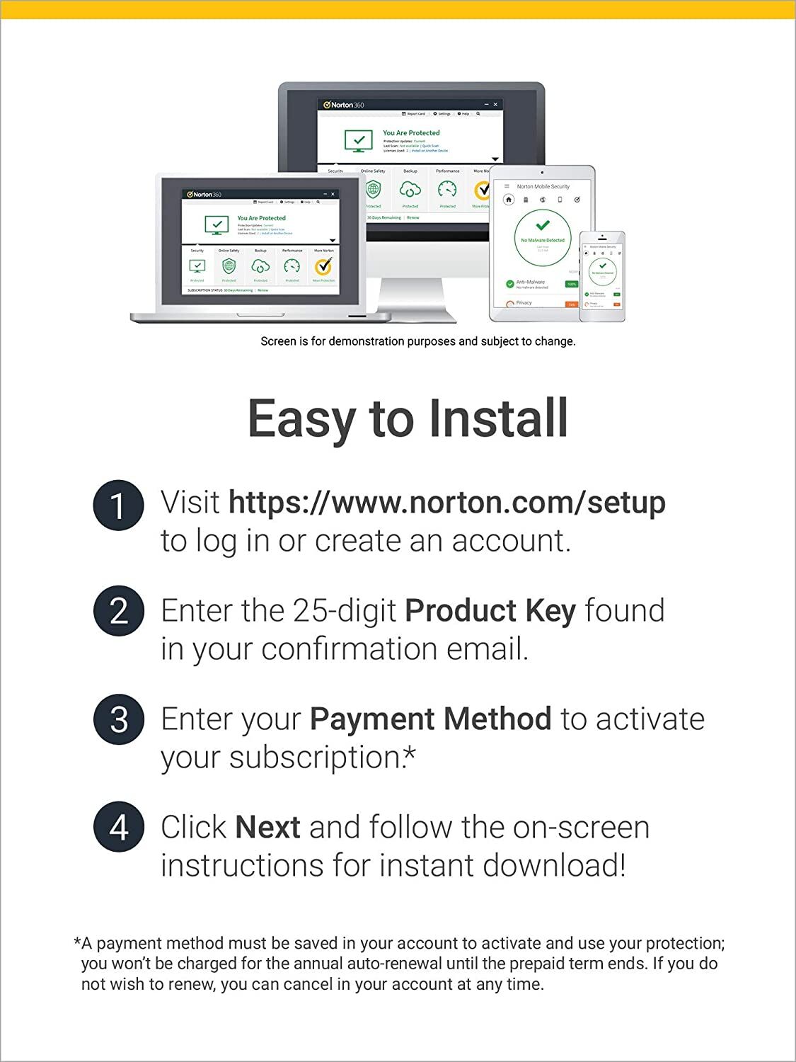 Norton 360 Premium – 10 Devices Antivirus & Security Suite – Buy Online at AbmarketX