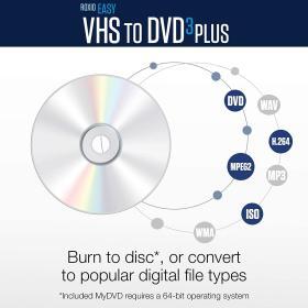 Roxio Easy VHS to DVD 3 Plus – VHS to DVD & Digital Converter – Buy Online at AbmarketX