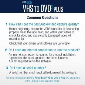 Roxio Easy VHS to DVD 3 Plus – VHS to DVD & Digital Converter – Buy Online at AbmarketX