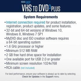 Roxio Easy VHS to DVD 3 Plus – VHS to DVD & Digital Converter – Buy Online at AbmarketX