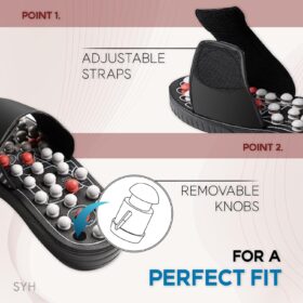 SYH Men’s Acupressure Foot Massager Sandal – Buy Online at AbmarketX