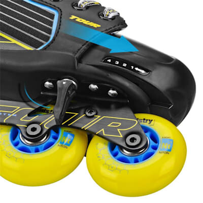 Tour Code 9.one Youth Adjustable Inline Hockey Skate – Black – Buy Online at AbmarketX