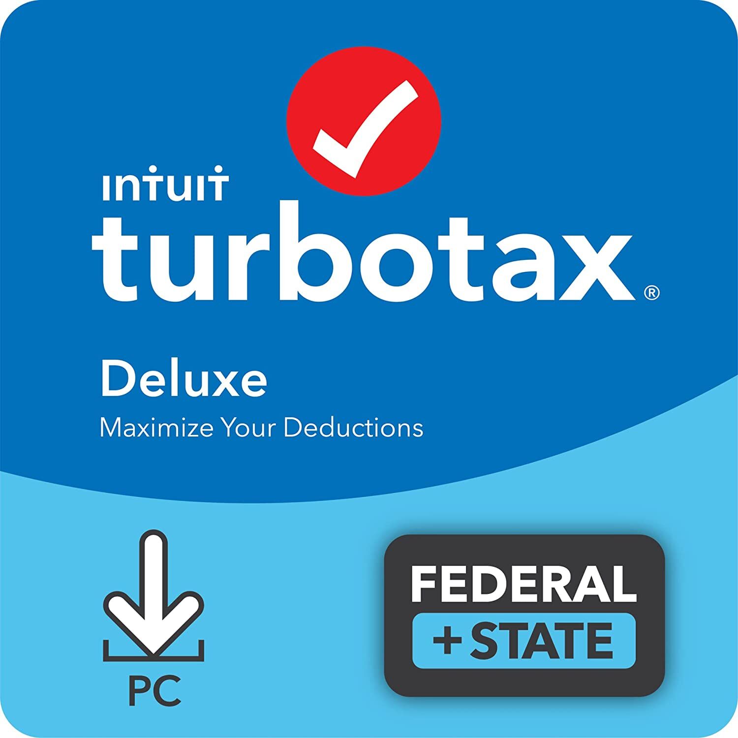 TurboTax Deluxe 2021 – Federal & One-State Tax Software – Buy Online at AbmarketX
