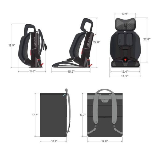 WAYB Pico Travel Car Seat – Foldable Seat for Air & Road - Image 7