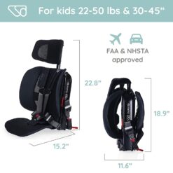 WAYB Pico Travel Car Seat – Foldable Seat for Air & Road – Buy Online at AbmarketX