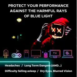 HORUS X-Blue Light Blocker Glasses For Gaming – Buy Online at AbmarketX