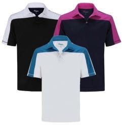 Forgan of St Andrews Block Panel Premium Golf Polo Shirts – Buy Online at AbmarketX