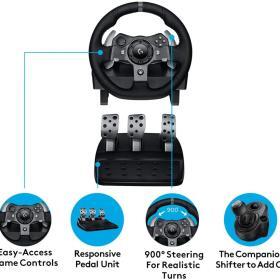 Logitech G920 Driving Force Racing Wheel and Floor Pedals – Buy Online at AbmarketX