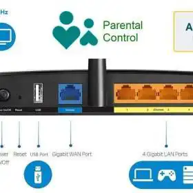 TP‑Link Archer A7 AC1750 Dual‑Band Gigabit Wi‑Fi 5 Router – Buy Online at AbmarketX