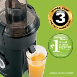 Hamilton Beach Big Mouth 3″ Feed‑Chute Centrifugal Juicer  – Buy Online at AbmarketX