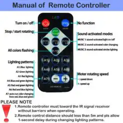 Luditek Sound Activated Party Lights with Remote DJ Lighting – Buy Online at AbmarketX