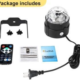 Luditek Sound Activated Party Lights with Remote DJ Lighting – Buy Online at AbmarketX