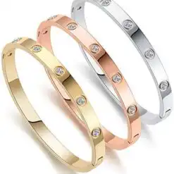 Cutepul Love Bracelet | Stainless Steel friendship Bracelet Bangle – Buy Online at AbmarketX