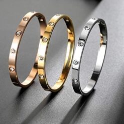 Cutepul Love Bracelet | Stainless Steel friendship Bracelet Bangle – Buy Online at AbmarketX