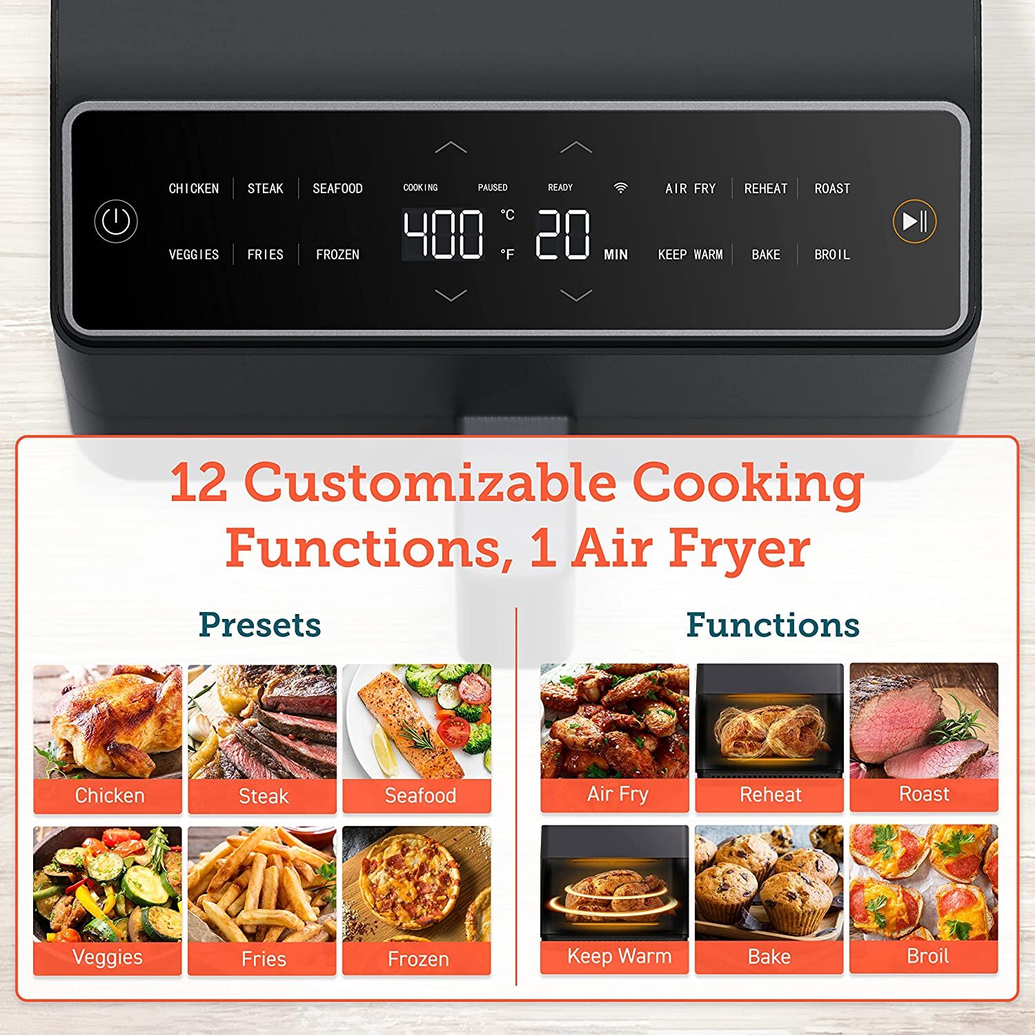 Cosori Dual Blaze 6.8 Qt Smart Air Fryer – Buy Online at AbmarketX
