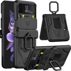 DOOTOO for Samsung Galaxy Z Flip 4 Case with Ring Holder – Buy Online at AbmarketX