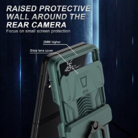 DOOTOO for Samsung Galaxy Z Flip 4 Case with Ring Holder – Buy Online at AbmarketX