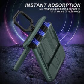DOOTOO for Samsung Galaxy Z Flip 4 Case with Ring Holder – Buy Online at AbmarketX
