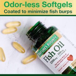 Nature’s Bounty Fish Oil Omega 3 Supplements – Buy Online at AbmarketX