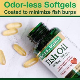 Nature’s Bounty Fish Oil Omega 3 Supplements – Buy Online at AbmarketX