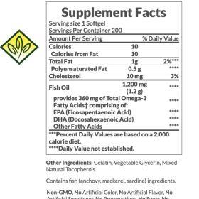 Nature’s Bounty Fish Oil Omega 3 Supplements – Buy Online at AbmarketX