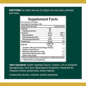 Nature’s Bounty Fish Oil Omega 3 Supplements – Buy Online at AbmarketX